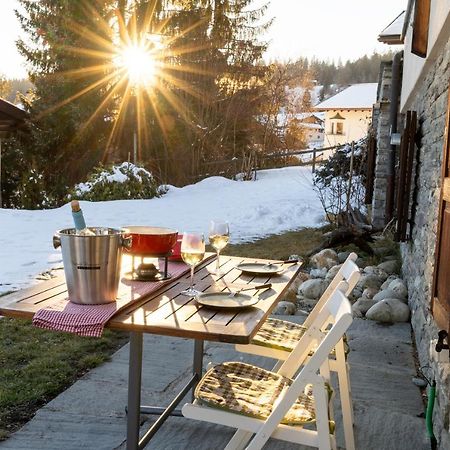 Charmantes Apartment Mit Grossem Garten .Kids4Free. Flims Ngoại thất bức ảnh