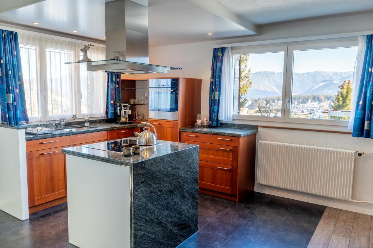 Charmantes Apartment Mit Grossem Garten .Kids4Free. Flims Ngoại thất bức ảnh
