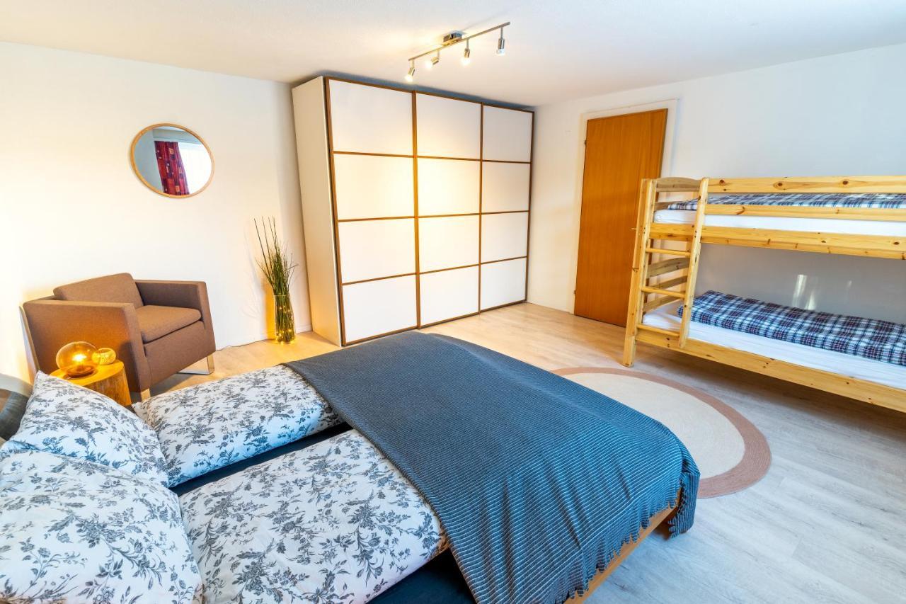 Charmantes Apartment Mit Grossem Garten .Kids4Free. Flims Ngoại thất bức ảnh